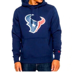 NFL Houston Texans Hoodie Sweatshirt Men's Medium Blue New